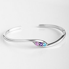 Loving Arms Birthstone Cuff